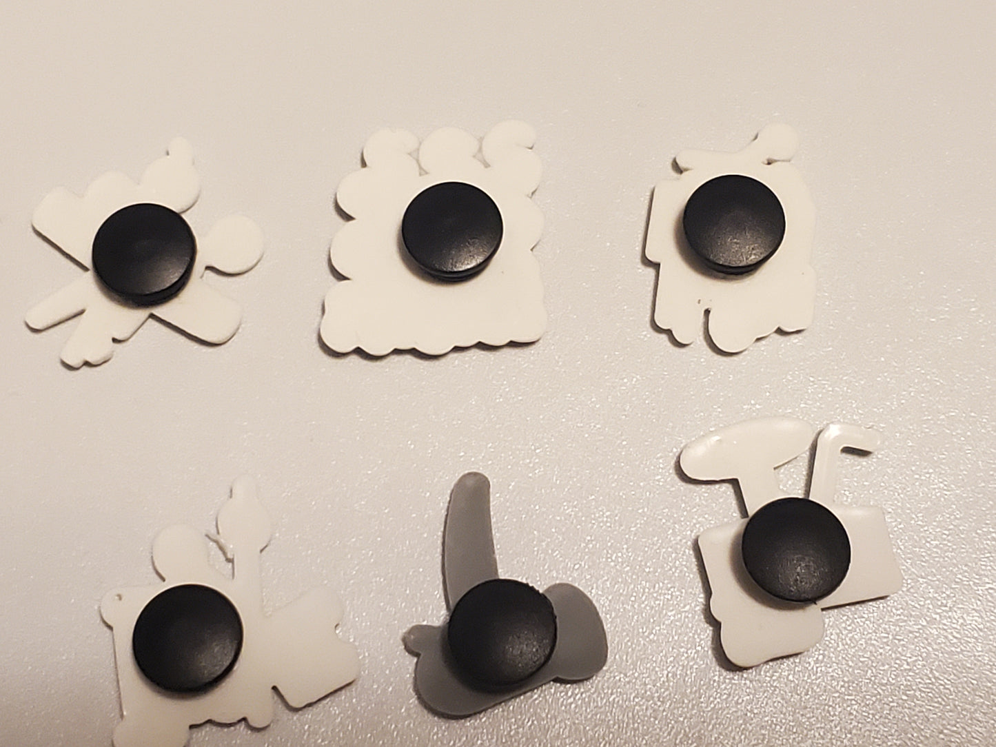 HAIR STYLIST 6 piece Shoe CHARMS for CROCS