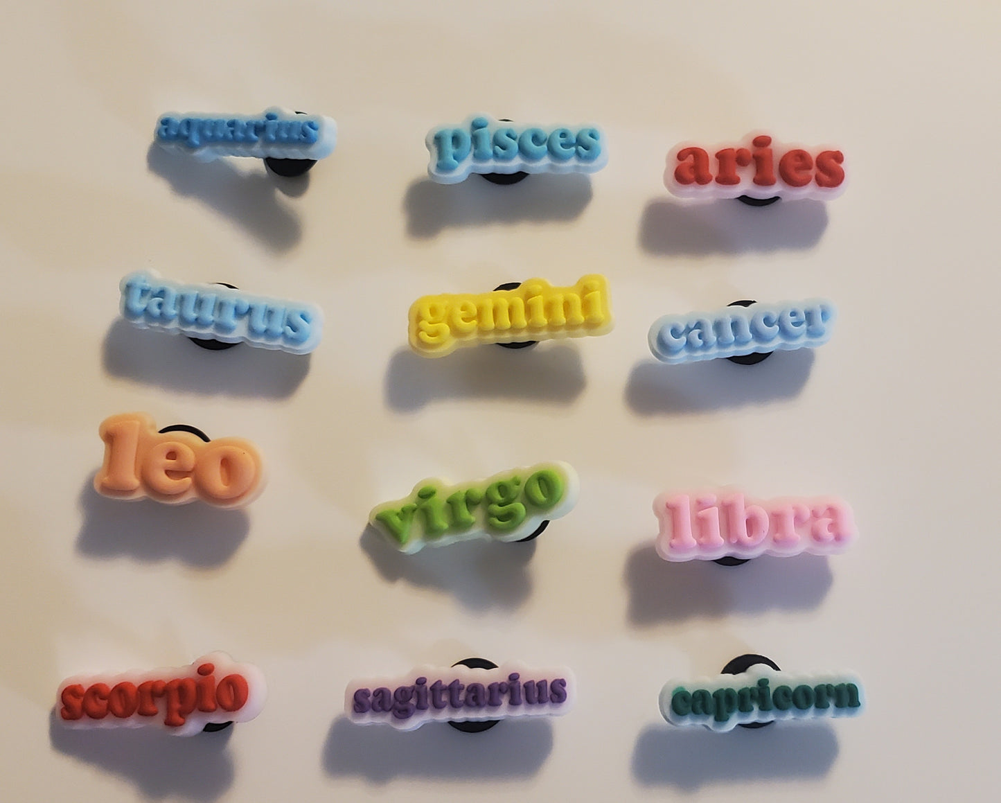 Astrological Zodiac Signs 12 pc Shoe Charms for Crocs