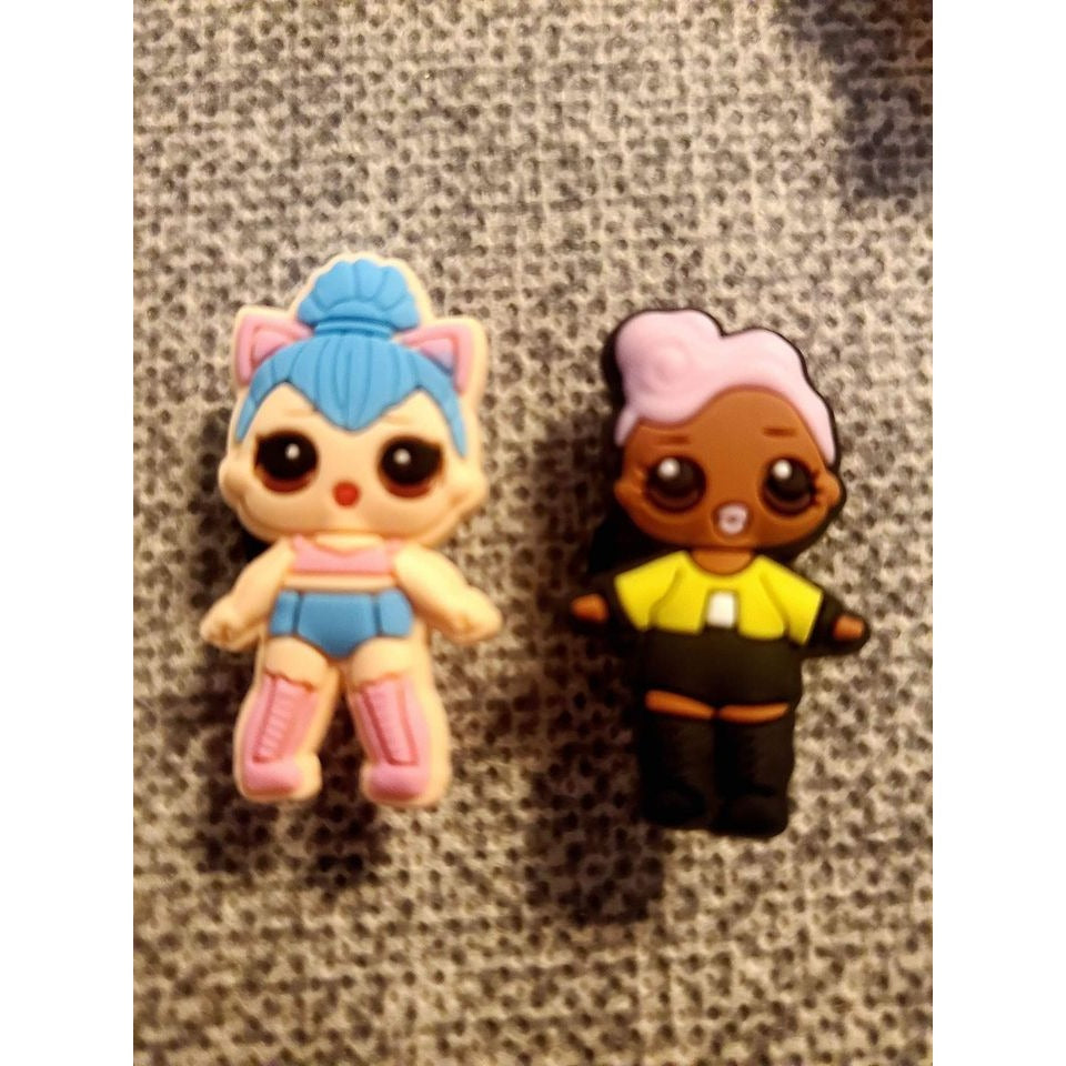 DOLL Surprise 10 piece Shoe CHARMS for CROCS