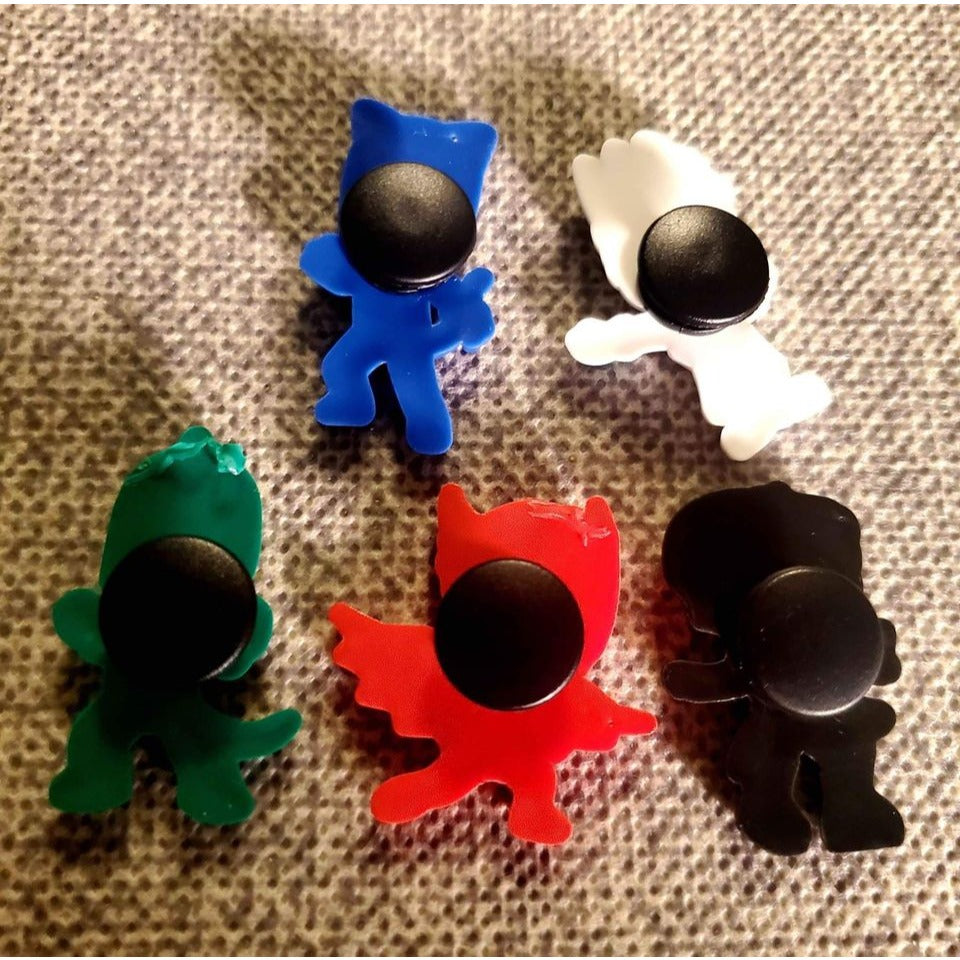 PJ MASKS 5 piece Shoe CHARMS for CROCS