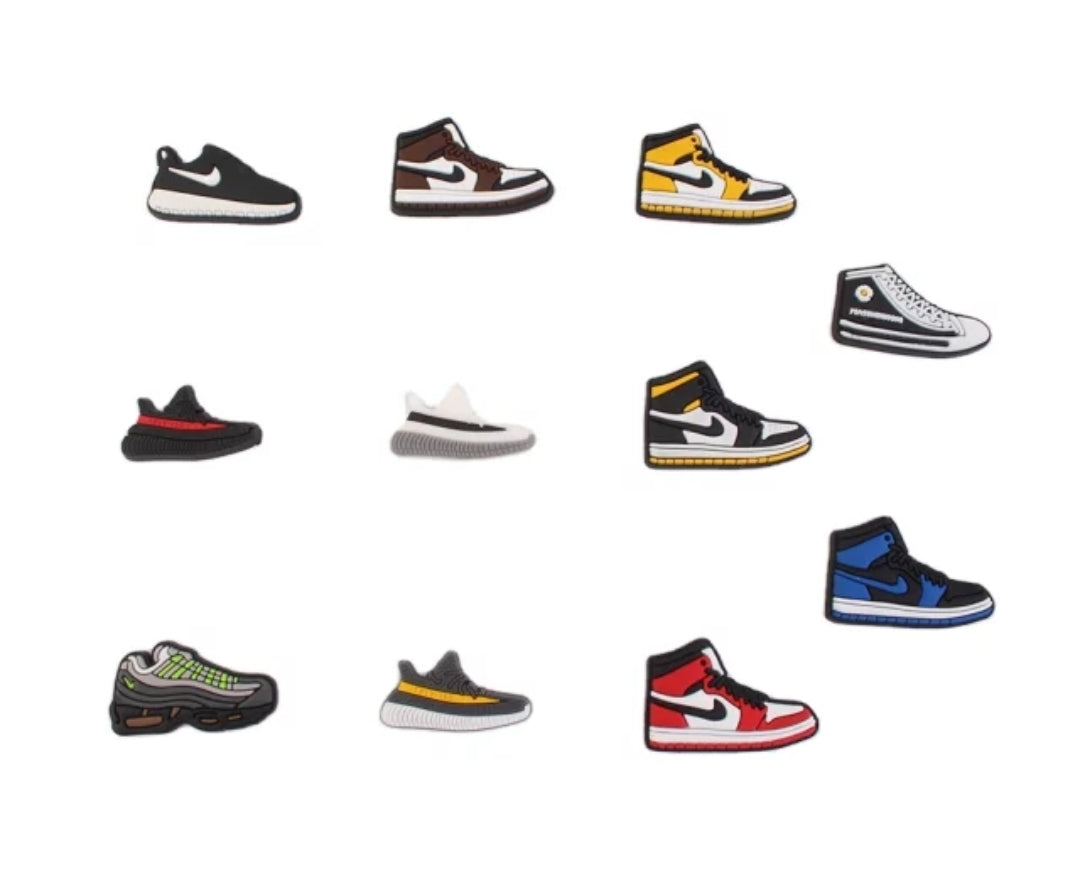Sneakers Shoe Charms for Crocs 11 pieces