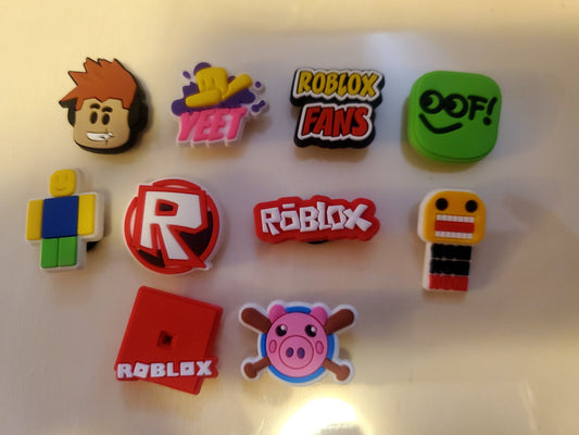 Roblox 10 pc Shoe Charms for Crocs