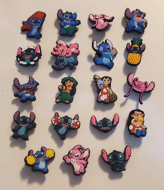 STITCH 19 PC Shoe Charms for Crocs